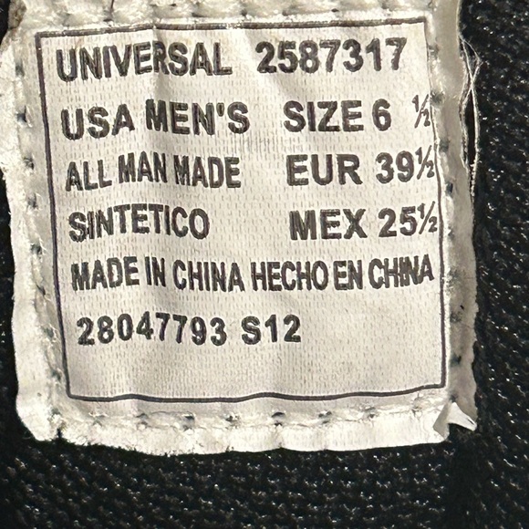 Boys Athletic Cleats STARTER Multi Purpose Sport BLACK Dual Silver Stripe SZ 6.5 - Picture 10 of 10